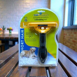 FURminator Long Hair DeShedding Tool for Large Dogs